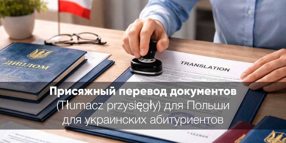 Присяжный перевод документов для Польши (Tłumacz przysięgły) 2026: полный гайд для украинских абитуриентов