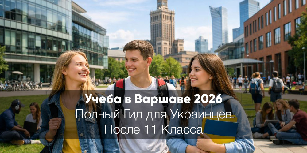 Учеба в Варшаве 2026: Полный Гид для Украинцев После 11 Класса