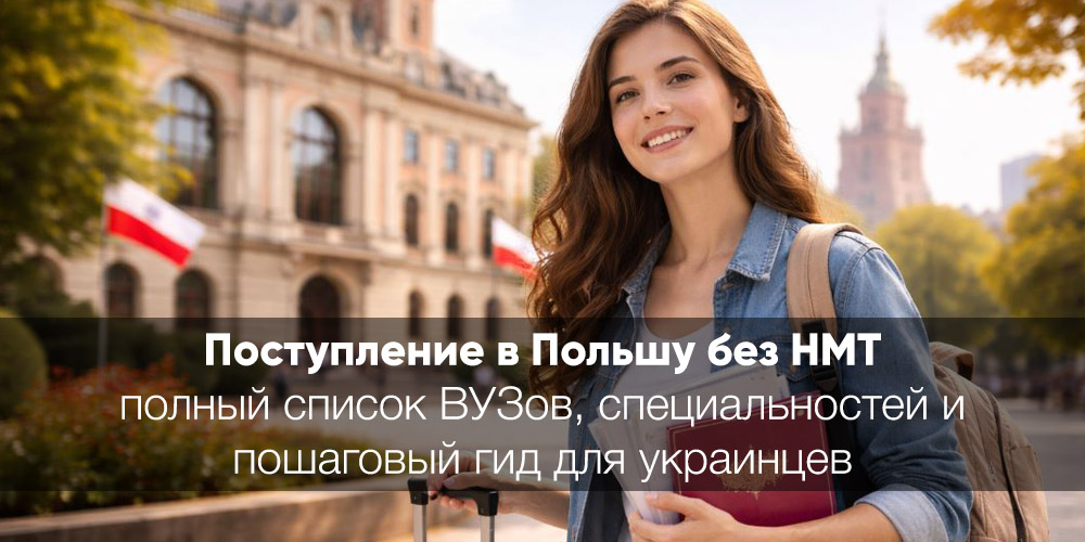 Поступление в Польшу без НМТ 2026: полный список ВУЗов, специальностей и пошаговый гид для украинцев