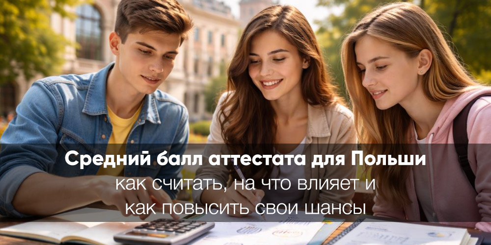 Средний балл аттестата для Польши 2026: как считать, на что влияет и как повысить свои шансы